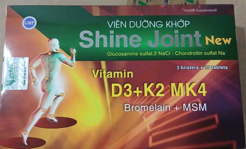 Viên dưỡng khớp Shine Joint New (Hộp 3 vỉ x 10 viên) - Vshine