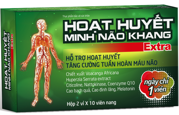 Hoạt huyết minh não khang Extra (H*2vỉ*10viên) - Hoa Sen