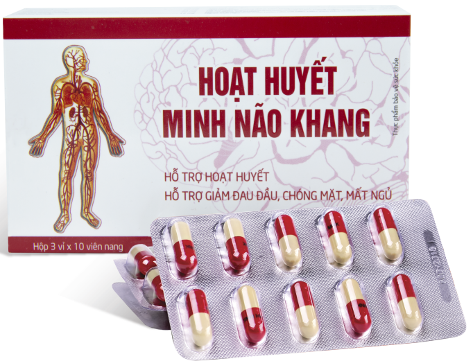 Hoạt huyết minh não khang (K*120H*3vỉ*10viên) - Hoa Sen