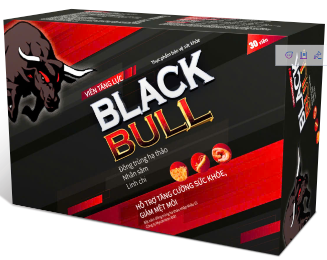 Viên tăng lực Black Bull (Hộp 30 viên) - Hoàng Liên