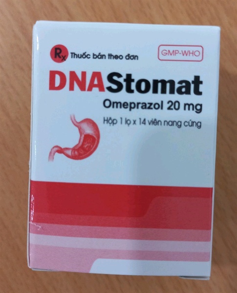 DNAStomat (Omeprazole 20MG (Hộp 1 Lọ 14 viên) - VTYT Nghệ An