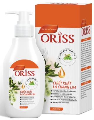 Sữa tắm ngừa mụn ORISS 300ml - DAKORI