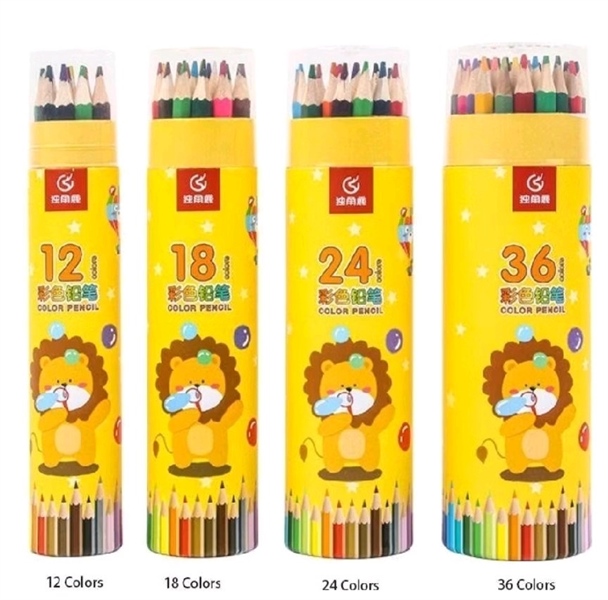 Lon bút chì màu 24 màu