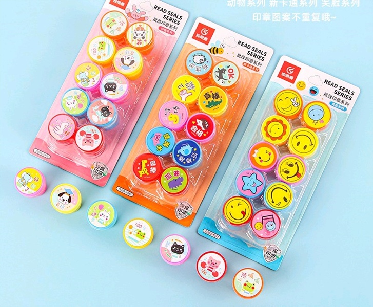 Vỉ 10 con dấu khen ngợi loại đẹp