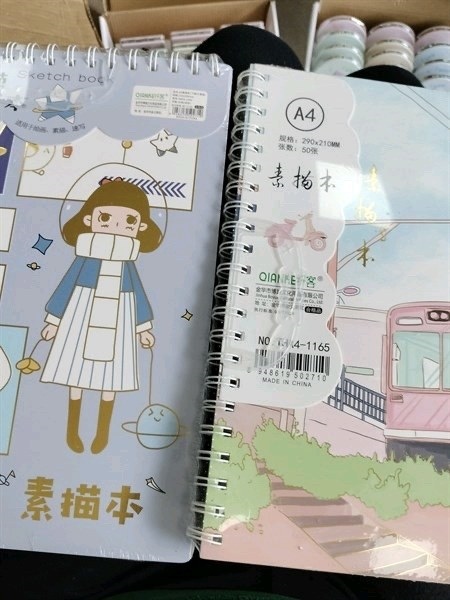 Sổ lò xo vẽ A4 (50 tờ)