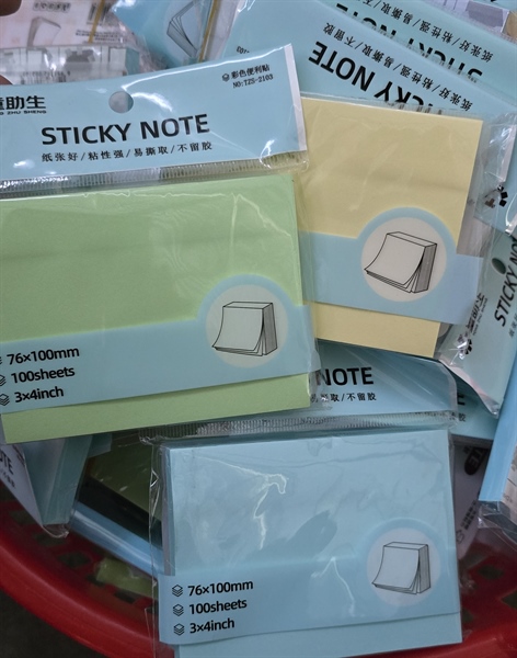 Giấy note 100 tờ[76x100mm]