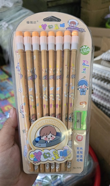 Sét 8 cây viết chì kèm chuốc[7016]