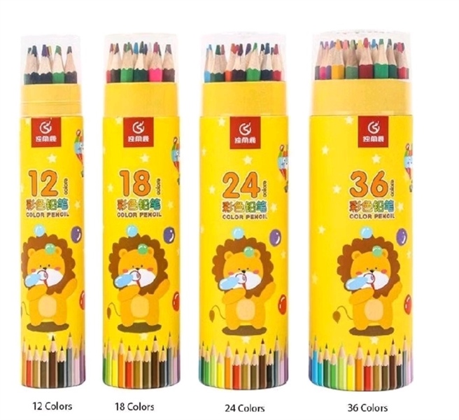 Lon bút chì màu 12 màu