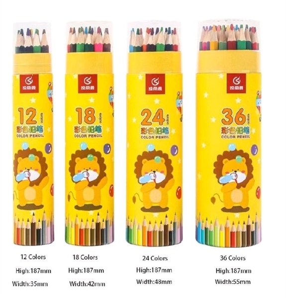 Lon bút chì màu 36 màu