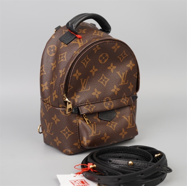 Balo LV Palm Springs Mini hoa nâu 3 strap sz16 (BMC)+