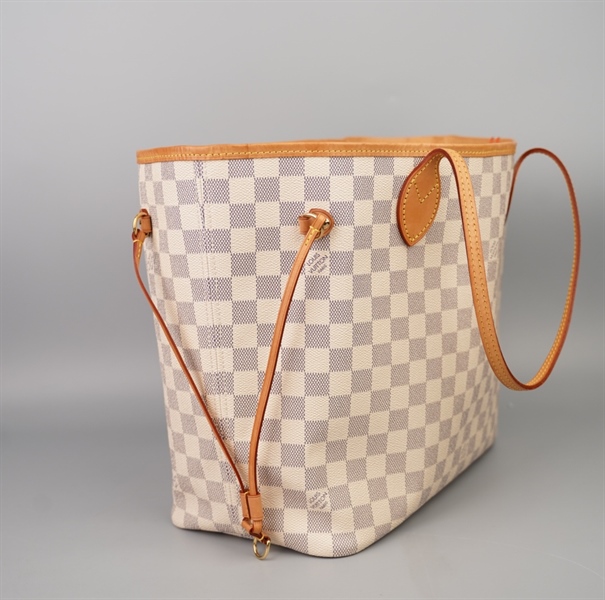 Túi LV Neverfull ô vuông xám sz30 (AR) (BMC)+