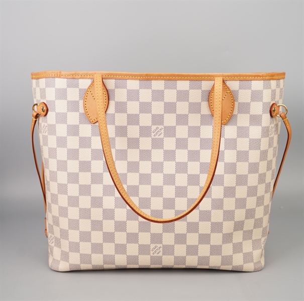 Túi LV Neverfull ô vuông xám sz30 (AR) (BMC)+