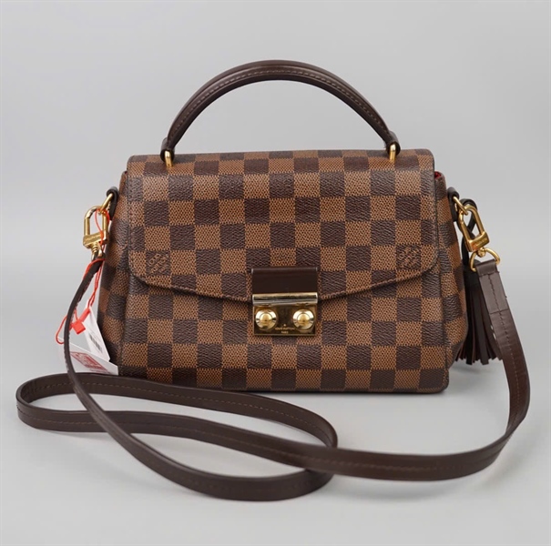 Túi LV Croisette ô vuông nâu sz22 (BMC)+