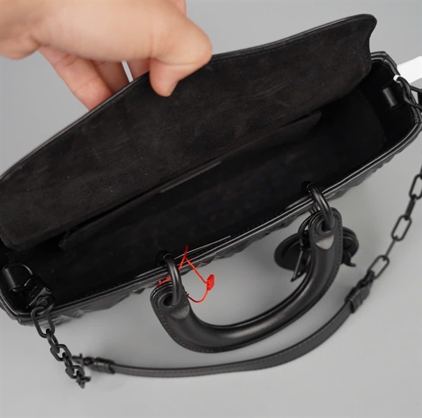 Túi Dior Joy kim cương đen (10-MA-0212) 2strap sz26 (BMC)+