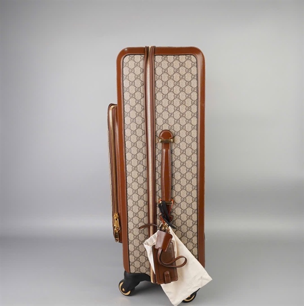 Vali GG Supreme xám sz lớn kèm ổ + 2 chìa + tag (BMC)+