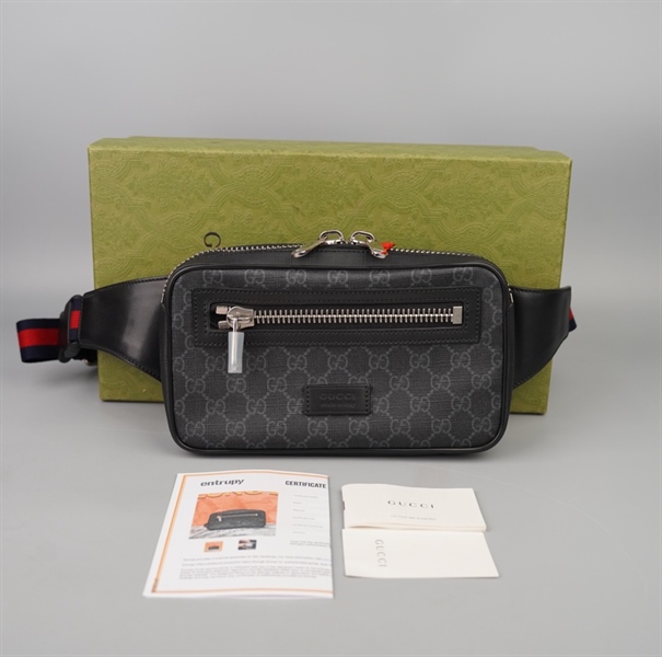 Túi GG belt đen (474293520981) sz24 +