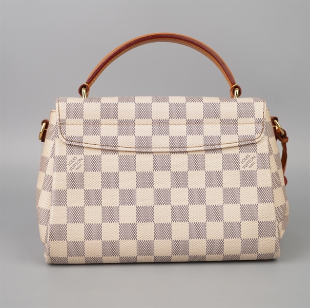 Túi LV Croisette ô vuông xám sz22 KG+