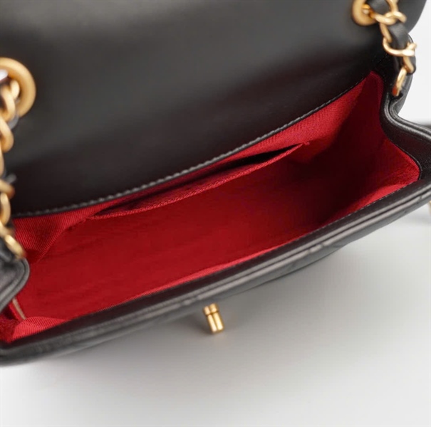 Túi Chanel Handle đen (29175510) sz18 (BMC)+