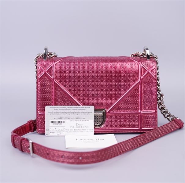 Túi Dior Woc hồng (13-B0-0126) sz21 +