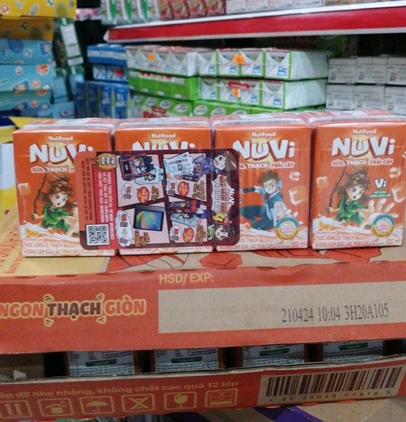 Sữa Nuvi thạch trái cây Hương cam_100ml