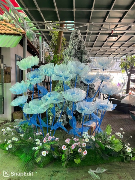 Cho thuê set hoa trang trí decor 8/3