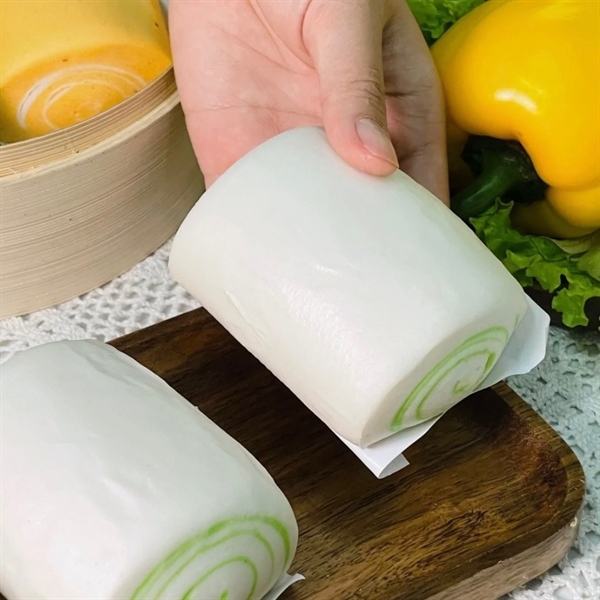 Bánh bao chay lá nếp ARILAH 60g (6 cái/ Gói)