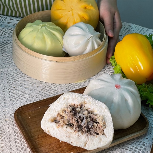 Bánh bao nhân thịt lợn ARILAH 90g (4 cái/ Gói)