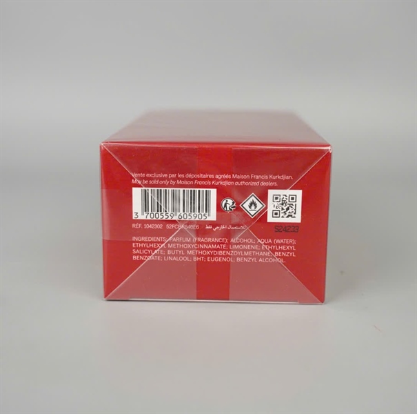 Nước hoa Maison Francis Kurkdjian màu đỏ 70ml (PN) KG+