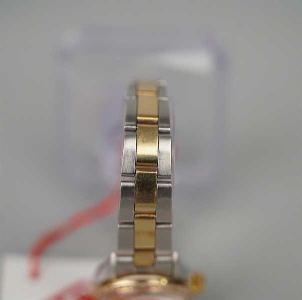 Đồng hồ Rolex tròn đinh đá KG+