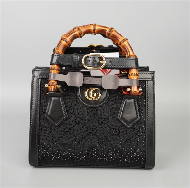 Túi GG Diana đen (707449498879) sz20 +