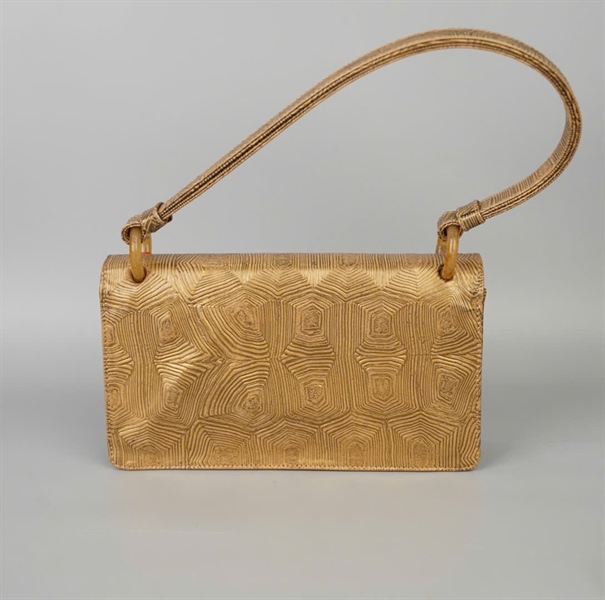 Túi Prada kẹp nách màu vàng sz22 KG+