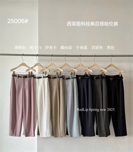 Quần vải baggy xuông 25006