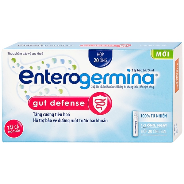 Enterogermina gut defense 2 tỷ bào tử/5ml Opella (H/20o/5ml)