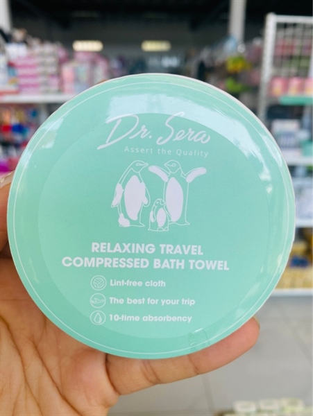 Khăn tắm nén Dr Sera - Ảnh 1