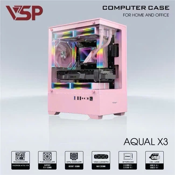 CASE VSP AQUAL X3 (HỒNG)