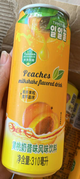 TIAN TIAN Nước ép hoa quả vị đào 310ml