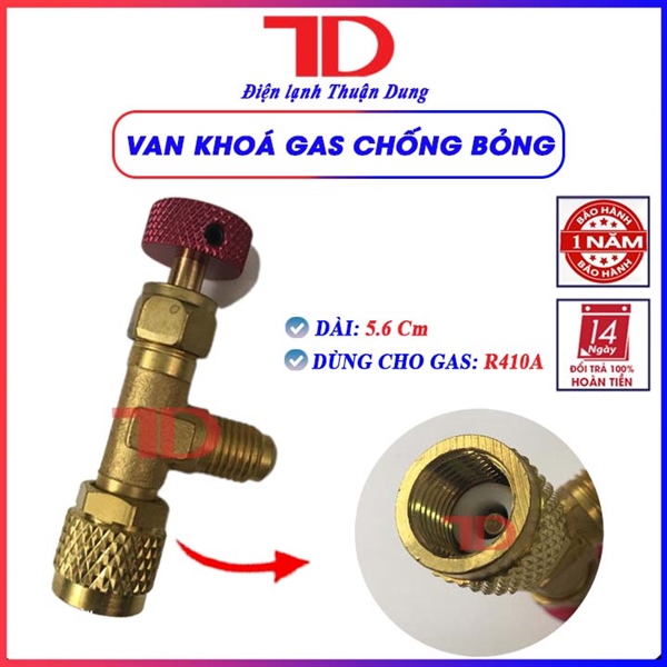 BN - Van khóa gas chống bỏng R410A