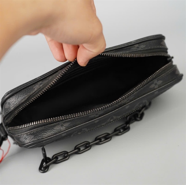 Túi LV Clutch Volga hoa đen (FS3159) sz20 (BQ) KG+