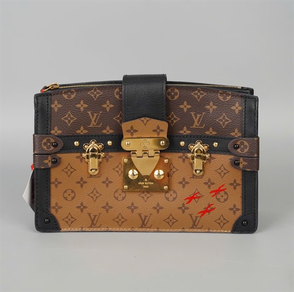 Túi LV Trunk hoa nâu sz22 (BQ) KG+