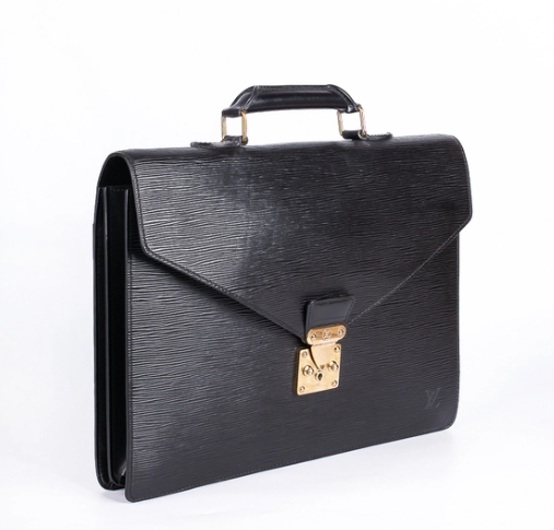 Túi LV captap vân đen sz lớn