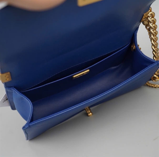 Túi Chanel Boy da trăn xanh (2397396) sz25 (BQ) KG+