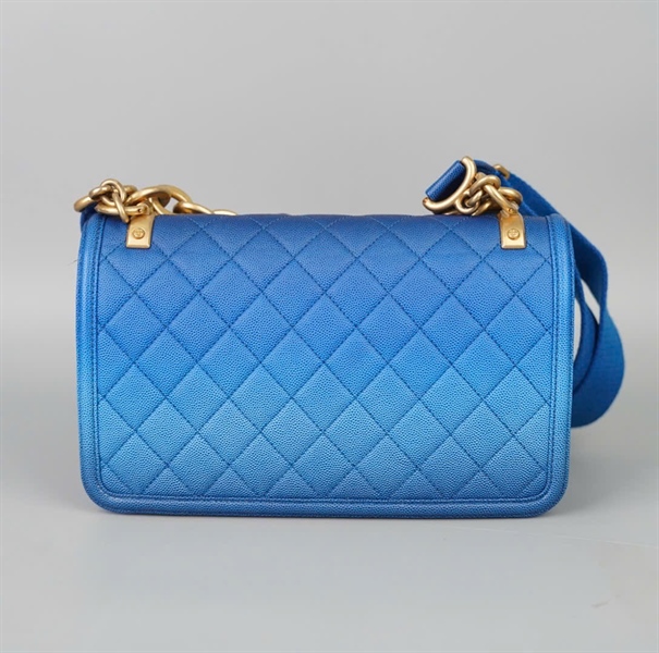 Túi Chanel Classic xanh (27110920) sz25 (BQ) KG+