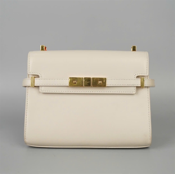 Túi YSL trắng sz19 (BQ) KG+