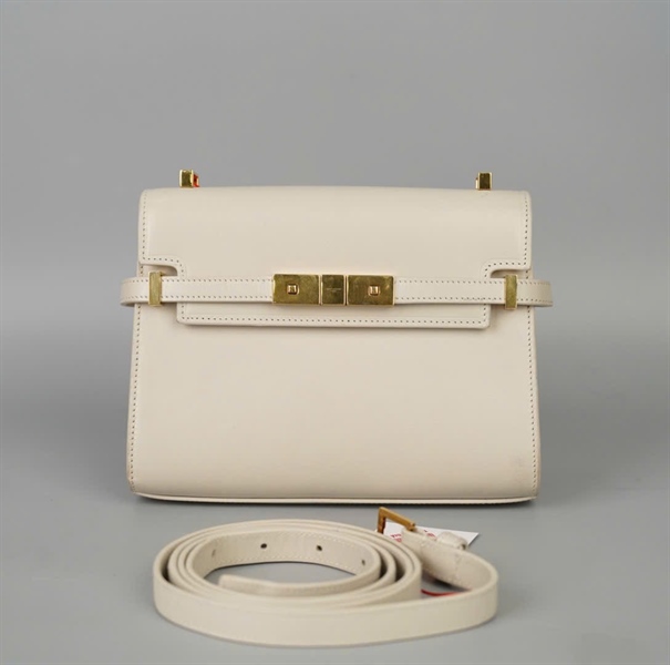 Túi YSL trắng sz19 (BQ) KG+