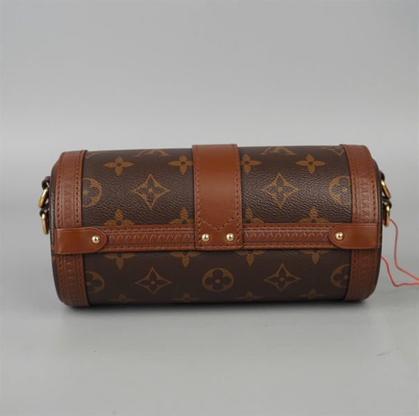 Túi LV Papillon trunk hoa nâu 2strap sz19 (BQ) KG+