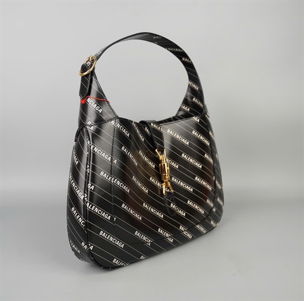 Túi GG Jackie 1961 đen (636712498879) sz34 KG+