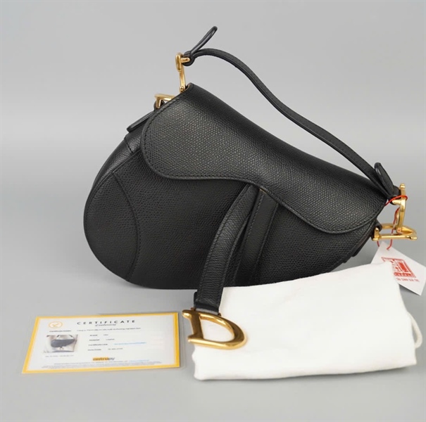 Túi Dior Saddle đen (18-MA-0119) sz18 KG+