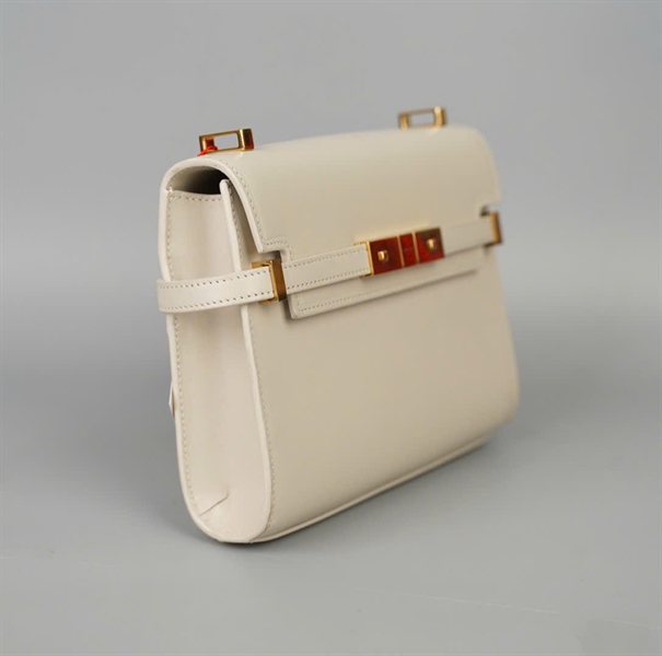 Túi YSL trắng sz19 (BQ) KG+