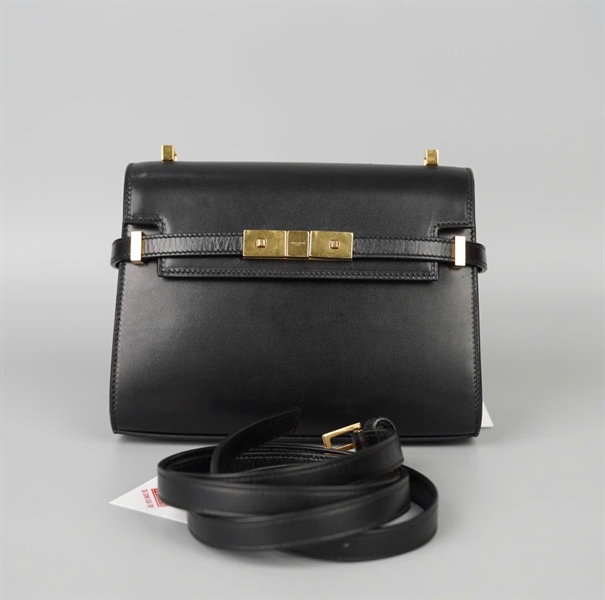 Túi YSL đen bóng sz19 (BQ) KG+