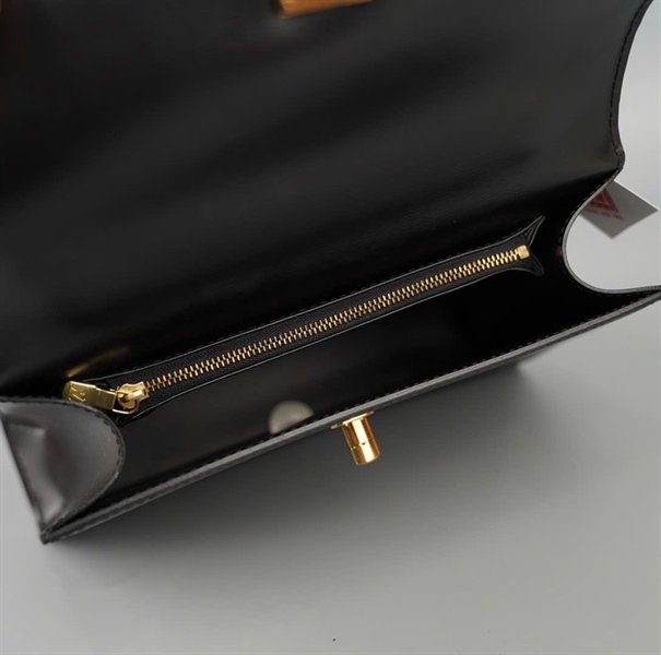 Túi LV Vintage Kelly đen (MI0975) sz26 KG+